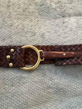 VTG Talbots Brown Woven Belt